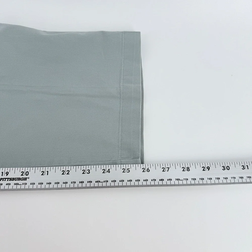 Duck‎ Head Mens Chino Pants Gray Flat Front Cotton Twill Trousers 40x26